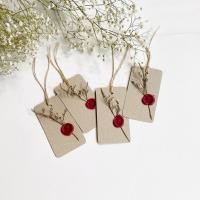 ราคา ☆ ป้ายแท็ก Thank you Tag ประทับครั่งแซมแคสเปีย waxseal (16529355683)