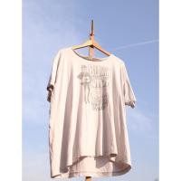 ราคา เสื้อยืด American Apparel Bob Dylan ไซส์ XL ลายเพลง "Blowin' in the Wind" สภาพมือสอง (29728525314)