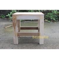 ราคา เก้าอี้ขนาดเล็กนั่งเล่น (ป๊อก) ไม้สักแท้100% งานดิบ อเนกประสงค์ ขนาด30*30*30 เด็กนั่งได้ ผู้ใหญ่นั่งได้ (21140790937)