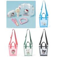 ราคา กระเป๋า 2wayหิ้วหรือสะพายไหล่ได้,กระเป๋าเครื่องสำอาง,ซองซิบสำอาง Sanrio กันน้ำ มองเห็นของข้างในง่าย สินค้าลิขสิทธ์ (41410363261)