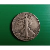 ราคา Walking Liberty Silver Half Dollar 1939-D #เนื้อเงิน (42017874846)