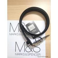 ราคา [ใหม่][ใหม่] Marks & Spencer เข็มขัดหนังเทียมอัจฉริยะ เข็มขัดหนังสังเคราะห์สีดําบาง (52151857718)