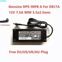 ราคา ของแท้ 12V 7.5A 90W DELTA DPS-90FB A DPS-90AB-3 แหล่งจ่ายไฟอะแดปเตอร์ AC สําหรับ QNAP TS-451 NAS HU10065-110687 อะแดปเตอร์ไฟแล็ปท็อป (27084130452)