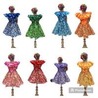 ราคา ชุดย้อนยุคเด็กลายดอกไม้ ชุดเดรสทองกวาวเด็ก ชุดเจ้ยลายดอกไม้ ชุดรำวงธีมงานวัดเด็ก (ไม่รวมดอกไม้) (29729901149)