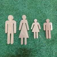 ราคา สัญญาลักษณ์ ป้ายห้องน้ำป้ายสุขาไม้สัก ตุ๊กตาชายหญิงไม้สักติดห้องน้ำ (20536947307)