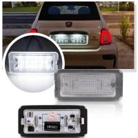 ราคา LED License number Plate Light only EU model For Fiat 500 500C Abarth 500 695 595 2007-2020 6000K N (45652541490)