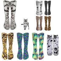 ราคา ใหม่ 3D สัตว์พิมพ์ถุงเท้าถุงเท้าจําลองแมวและ 新款3D วัวพิมพ์วัวกระทิงแดง dildo真猫用味长裙子 JZW15 (47953521232)