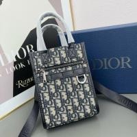 ราคา DIOR 23 สไตล์ใหม่ SAFARI Mens Mini Beige Black Jacquard Leather Crossbody Bag (48553025906)