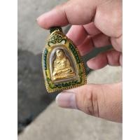 ราคา หลวงพ่อเงิน วัดบางคลานพิจิตรเนื้อเปียกทองคำพร้อมเลี่ยมขึ้นคอ (44269332548)