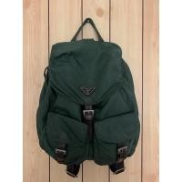 ราคา กระเป๋าNylon เป้Pradaแท้ สีเขียว #USED (5945046095)