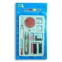 ราคา อุปกรณ์เย็บผ้าแบบพกพา 10 อย่าง เข็มเย็บผ้า ด้าย กระดุมเสื้อ ชุดเย็บผ้าพกพา กรรไกรตัดด้าย DBY072 (27302308983)