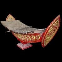 ราคา ระนาดเอก รางไม้ชิงชัน ระนาดไทย ฐานไม้สักลายปิดทอง (41708550951)