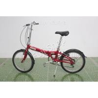 ราคา จักรยานพับได้ญี่ปุ่น - ล้อ 20 นิ้ว - มีเกียร์ - อลูมิเนียม - Dahon Metro - สีแดง [จักรยานมือสอง] (15593725718)