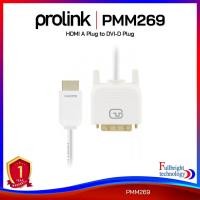 ราคา Prolink PMM269 สาย HDMI A Plug to DVI-D Plug (single link) Audio+Video Cable บประกันศูนย์ไทย 3 ปี (505328872)
