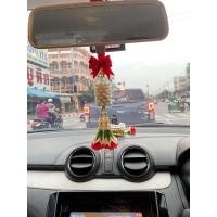 ราคา พวงมาลัยแขวนหน้ารถ พวงมาลัยหน้ารถ (6439541403)