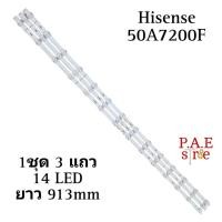 ราคา 0000081 #หลอดเเบล็คไลท์ทีวี HISENSE 50A6500 50A7200F 50A7100F 50E6F 50E7G1ชุดมี3แถว แบ่งเป็น2ท่อน 7+7ยาวแถวละ91.3cm3v (25586080017)