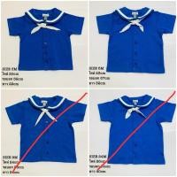 ราคา เสื้อยืดเด็กคอปกทหารเรือสีน้ำเงิน (27718557291)