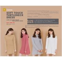 ราคา Coatover softtouch turtleneck dress (269322196)