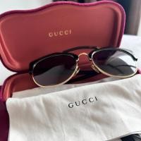 ราคา [แท้ ] แว่นกันแดด Gucci GG1072 มือสอง ใช้เอง พร้อมกล่องครบ Made in Italy (41858340986)