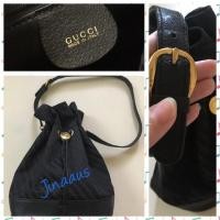 ราคา Used!! กระเป๋าแบรนด์เนมมือสอง ของแท้ Gucci ทรงขนมจีบ (1162127756)