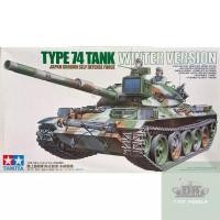 ราคา Tamiya 1/35 Type 74 Tank Winter Version No.35168 โมเดลรถถังสงคราม รถถังประกอบ โมเดลประกอบ (29010161114)