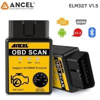 ราคา Ancel ELM327 V1.5 บลูทูธ Obd2 เครื่องสแกนเนอร์เครื่องสแกนเนอร์รถยนต์ Obd2 Guage Odb2 เครื่องมือวินิจฉัยรถยนต์ Obd เครื่องสแกนเนอร์รถยนต์ตรวจสอบเครื่องยนต์ (20055947556)