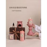 ราคา ♞ชุดกล่องของขวัญ เทียนอโรมา ของขวัญวันเกิด ของที่ระลึก เตาอโรมา น้ำมันหอมระเหยดอกกุหลาบ สีแดง ของขว (26563589470)