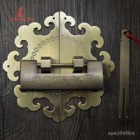 ราคา ตู้หนังสือแบบจีนโบราณ ทองแดง ดอกไม้ ด้ามจับทรงกลม แบบเก่า พร้อมห่วงดึงประตู ทองแดงโบราณ ล็อคประตูโบราณ 5SPZ (26040944462)