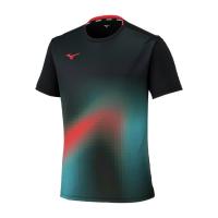 ราคา Mizuno Tennis and Badminton Game Shirt - Quick-Dry, Dynamotion Fit, Ideal for Sports Teams - 62JAC001 (Multiple Colors Available: Black, Citrus Green, Dress Navy, White) (40910716654)
