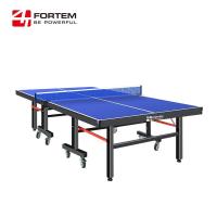 ราคา FORTEM โต๊ะปิงปอง รุ่น PING ขนาด 152.5x274x76 ซม. ขอบโต๊ะหนา 15 มม. พับเก็บได้ พร้อมตาข่าย และล้อเลื่อน สีน้ำเงิน (25145762738)