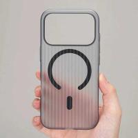 ราคา เหมาะสําหรับ iPhone15promax เคสโทรศัพท์ลูกฟูกกระเป๋าเดินทาง Apple 17 เคสแข็งโปร่งแสงแม่เหล็กฝ้าบางเฉียบ (47401730593)