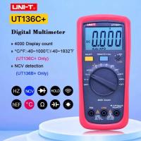 ราคา UNI-T Digital Multimeter UT136C+ AC DC Voltage Current Ohm Diode Cap Hz of Test Diode Multimeter Auto Power Off Meter (18803912101)