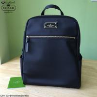 ราคา KATE SPADE BLAKE AVENUE BLACK NYLON HILO BACKPACK BAG (60871131)