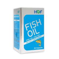 ราคา HOF Fish Oil 1000 มก. ผลิตภัณฑ์เสริมอาหารน้ำมันปลา (60 แคปซูล) (24722514165)