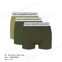 ราคา Polo Ralph Lauren กางเกงชั้นในผู้ชาย รุ่น Stretch Cotton 3 Classic Trunks Code: 714830299047 (43674502257)