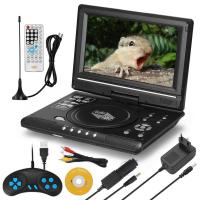 ราคา DVD PLAYER PORTABLE 9.8นิ้วความละเอียดสูงเครื่องเล่นดีวีดีทีวีแบบพกพา VCD MP3 MPEG Viewer ที่ถือเกมและซีดีคอมแพค+ (14686547979)