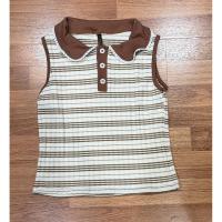 ราคา เสื้อคอปกแขนกุดแต่ง กระดุมหน้า (50251423821)