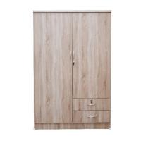 ราคา GlobalHouse DELICATO ตู้เสื้อผ้าW-06 2 บาน 120ซม. 2ลิ้นชัก 118x49x185ซม. สีพรีเมียร์โอ๊ค สินค้าของแท้คุณภาพดี (22955496666)