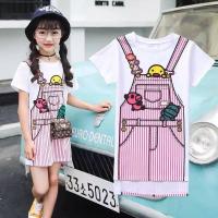 ราคา ชุดเดรสเด็กผู้หญิงพิมพ์ลายการ์ตูน ชุดเดรสผ้ายืด ชุดเดรสลายการ์ตูน เสื้อผ้าเด็กผู้หญิง เสื้อผ้าแฟชั่นเด็กผู้หญิง (9761340538)