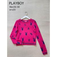 ราคา PLAYBOY เสื้อไหมพรม สภาพดีค่ะ (27874665856)