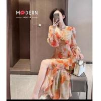 ราคา แม็กซี่้เดรสชีฟองแขนยาว เดรสชีฟองแขนยาว (26458642511)