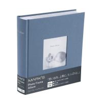 ราคา MARK’S Photo Frame Album 200 Photos Storage Pocket Album for L Size & Postcard Baby Memory Book Gift (Grayish Blue) (46102260627)