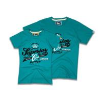 ราคา 9nine เสื้อสกรีนกำมะหยี่ รุ่น VL435 (สีเขียวทะเล) (4914377021)