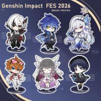 ราคา Genshin Impact Flins Columbina Skirk 8 ซม.Samll เกมอะนิเมะ Merch อะคริลิคเดสก์ท็อปเครื่องประดับของขวัญ (56902729040)