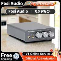 ราคา Fosi Audio K5 PRO USB Gaming DAC พร้อมไมโครโฟนหูฟังเครื่องขยายเสียง Mini Audio DAC สําหรับ PS5 Desktop Powered Active ลําโพง (29381200866)
