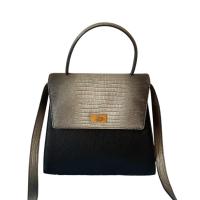 ราคา Couronne กระเป๋าถือสีดำ กระเป๋ามือสอง (42803358140)