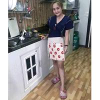 ราคา ❣️ผ้ากันเปื้อนพื้นเมือง ผ้าฝ้ายพิมพ์ลายวินเทจ แบบครึ่งตัว (23744473961)