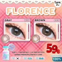 ราคา Florence น้ำตาล ลายใหม่ สีสวย โดนใจ คอนแทคเลนส์ (44003411231)