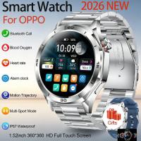 ราคา สําหรับ OPPO 2026 ใหม่สมาร์ทนาฬิกา Man HD บลูทูธ GPS Tracker กันน้ํากลางแจ้งกีฬาฟิตเนสนาฬิกาผู้หญิงสําหรับชาย (54653976147)