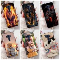 ราคา น่ารักการ์ตูนสําหรับ Asus Zenfone 3 ZE520KL Z017D เคสโทรศัพท์ Lion Tiger Cat นุ่มซิลิโคนสีดําสําหรับ Asus ZA550KL กันชน (26523850708)